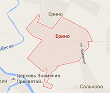 Карта ерино подольск